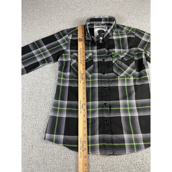 Dixxon X Gas Monkey Garage Flannel Women’s M Snap Grunge Punk Biker - Picture 13 of 15